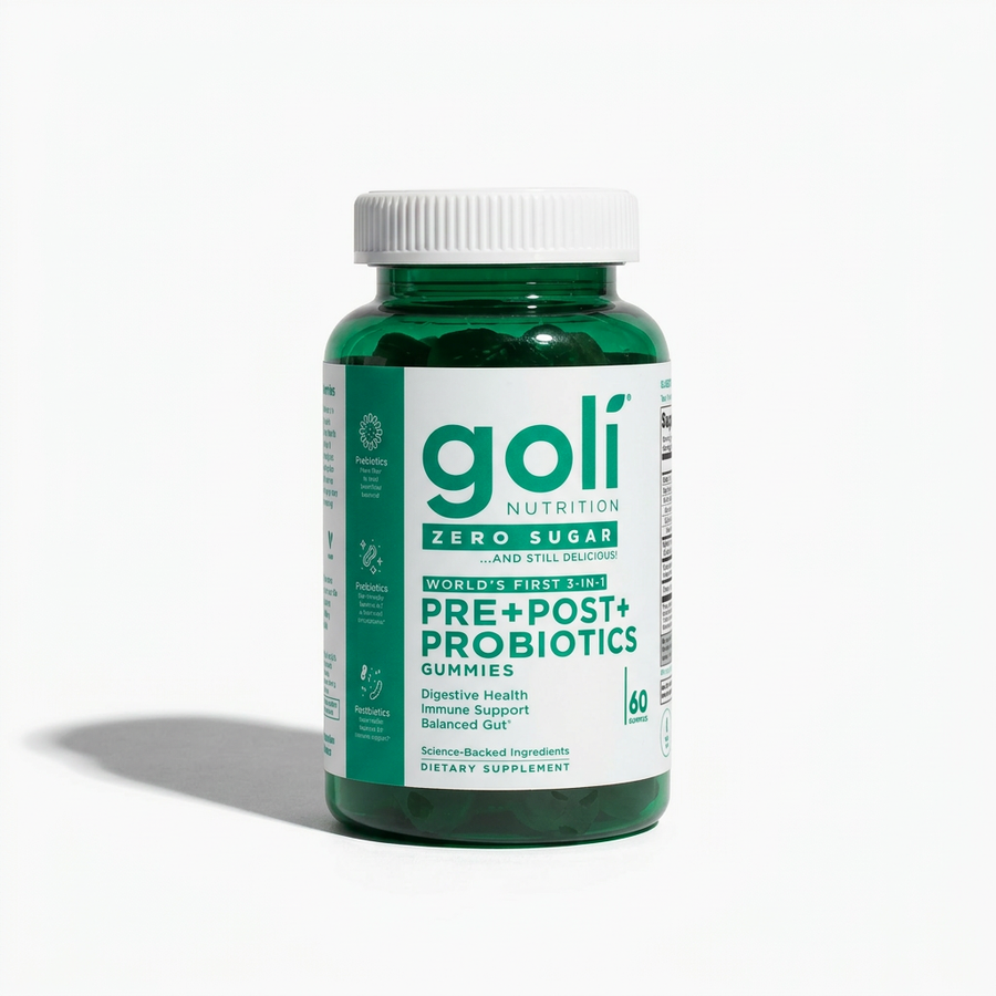 Zero Sugar Pre+Post+Probiotics Gummies 60's
